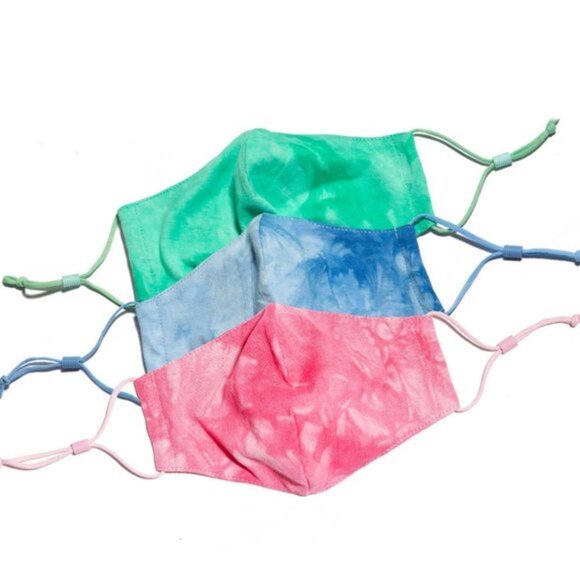 NWT LELE SADOUGHI Tie-Dye Face Mask 3 Face-mask - Picture 5 of 8